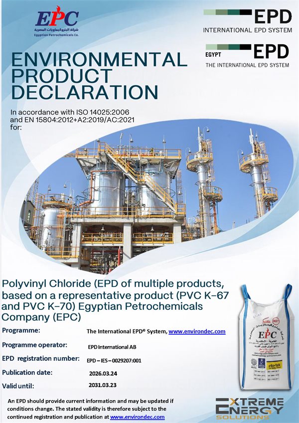 EPD - Polyvinyl Chloride (PVC K-67 / K-70)